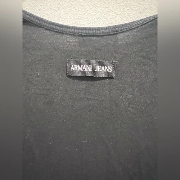 Women’s Sz SMALL Armani Jeans Women's Black Dress - Picture 5 of 6